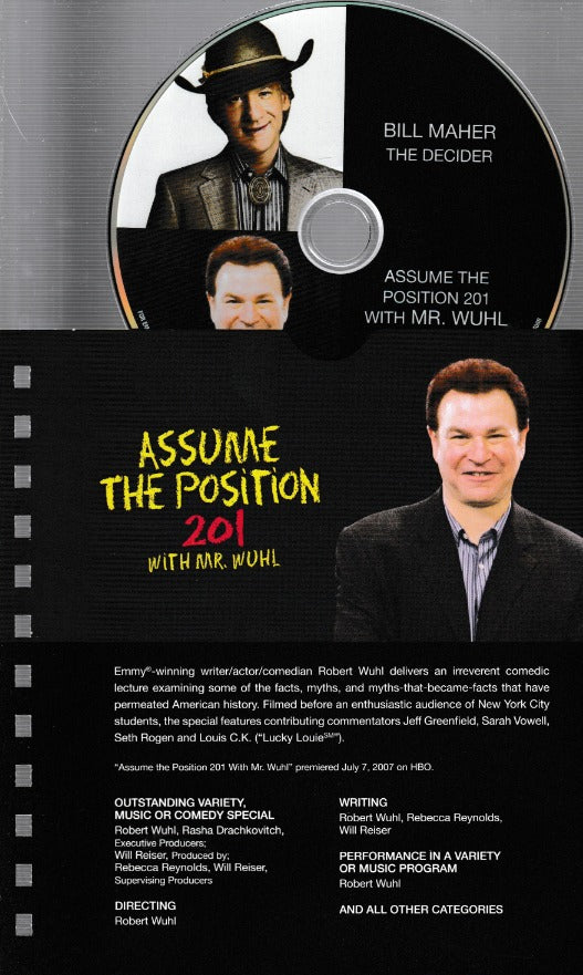 Assume The Position 201 With Mr Wuhl Bill Maher The Decider For Y Neverdiemedia 0036