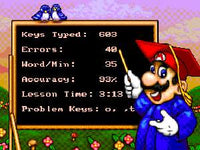 Mario Teaches Typing 2