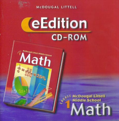 McDougal Littell Middle School Math Course 1 eEdition