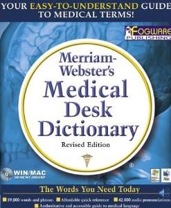 Merriam-Webster's Medical Desk Dictionary DVD Version