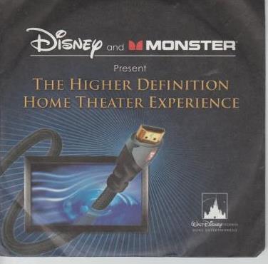 Disney & Monster Present The Higher Definition Home Theater Experience