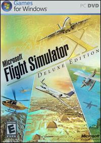 Microsoft Flight Simulator X Deluxe w/ Manual