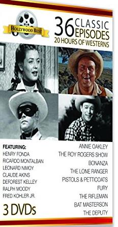 Hollywood Best: 36 Classic Episodes: 20 Hours Of Westerns 3-Disc Set