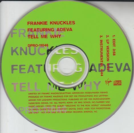 Frankie Knuckles: Tell Me Why Promo