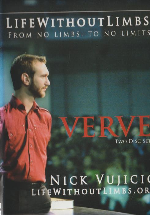 Verve: Life Without Limbs By Nick Vujicic 2-Disc Set