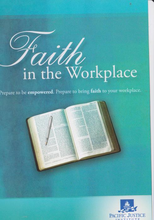 Faith In The Workplace