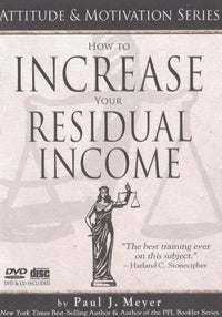 How To Increase Your Residual Income 2-Disc Set