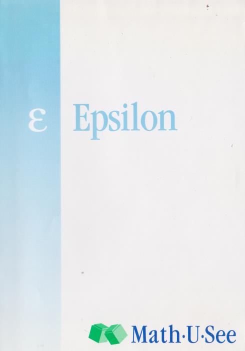 Math U See: Epsilon