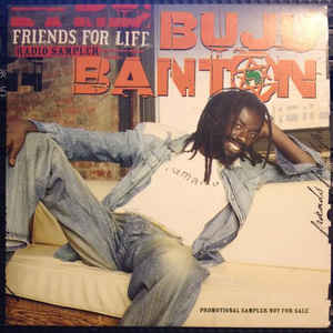 Buju Banton: Friends For Life Radio Sampler Promo w/ Artwork