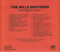 The Mills Brothers: Chronological Volume 4 w/ Artwork