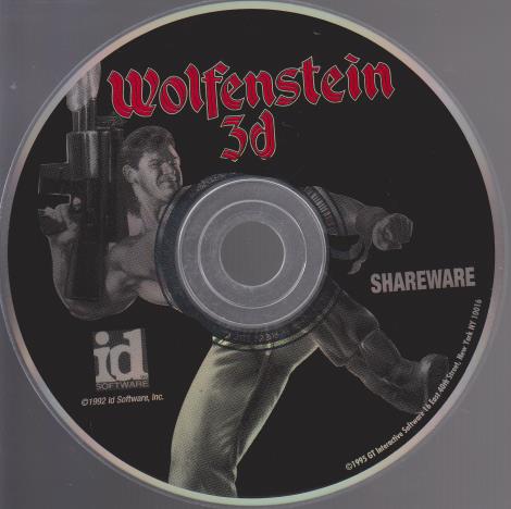 Wolfenstein 3D: Shareware w/ No Artwork