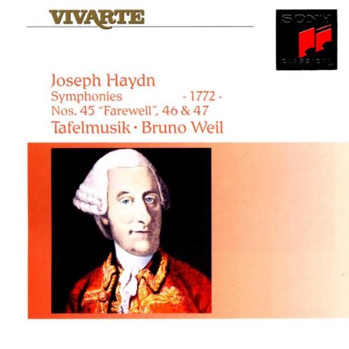 Joseph Haydn Symphonies Nos. 45 Farewell, 46 & 47 w/ Artwork