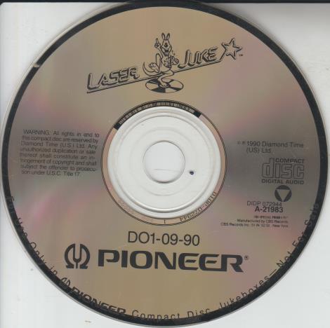 Laser Juke Pioneer DO1-09-90 A-21983 Promo