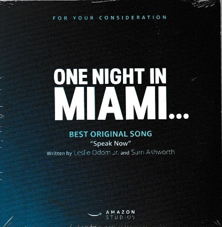 One Night In Miami: Best Original Song: Speak Now FYC Promo w/ Artwork