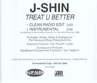 J-Shin: Treat U Better Promo