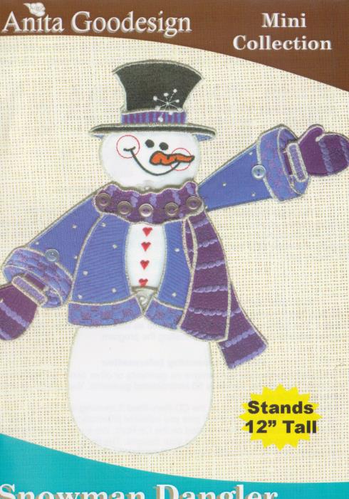 Anita Goodesign: Snowman Dangler