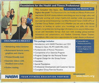 NASM: Foundations For The Health And Fitness Professional 5-Disc Set