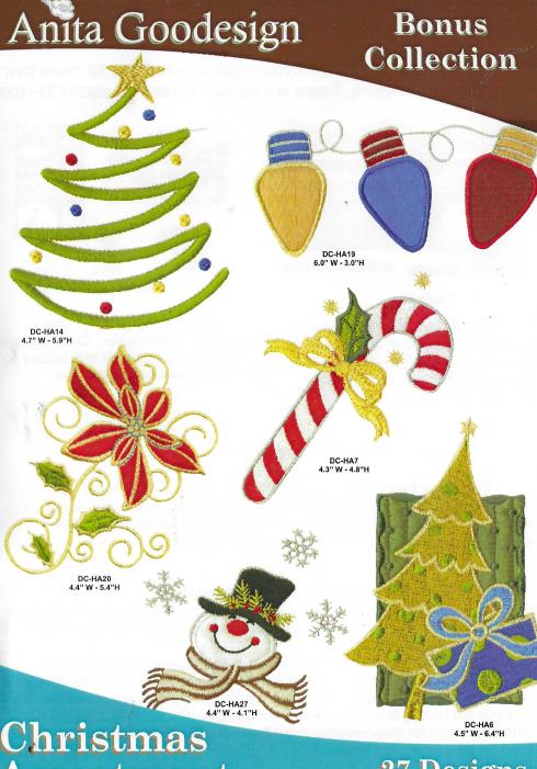 Anita Goodesign Bonus Collection: Christmas Assortment