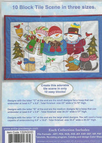 Anita Goodesign: Full Collection: Winter Friends Tile Scene