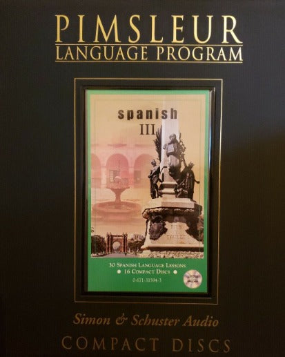 Pimsleur Language Programs: Spanish III 16-Disc Set