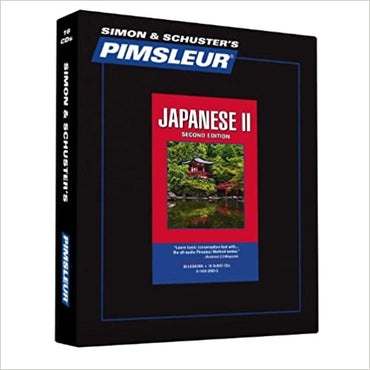 Pimsleur Japanese II 2nd Edition 16-Disc Set w/ Booklet