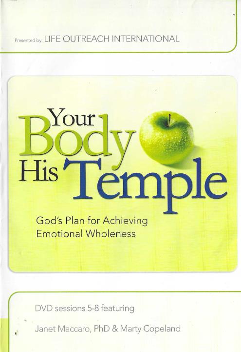 Your Body His Temple: God's Plan For Achieving Emotional Wholeness Sessions 5-8 4-Disc Set