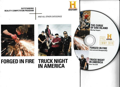 The Curse Of Oak Island / Forged In Fire / Truck Night In America FYC