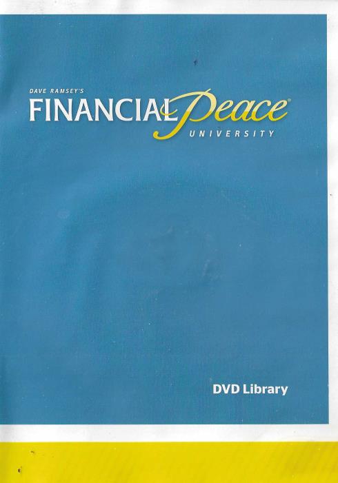 Dave Ramsey's Financial Peace University DVD Video Library 5-Disc Set