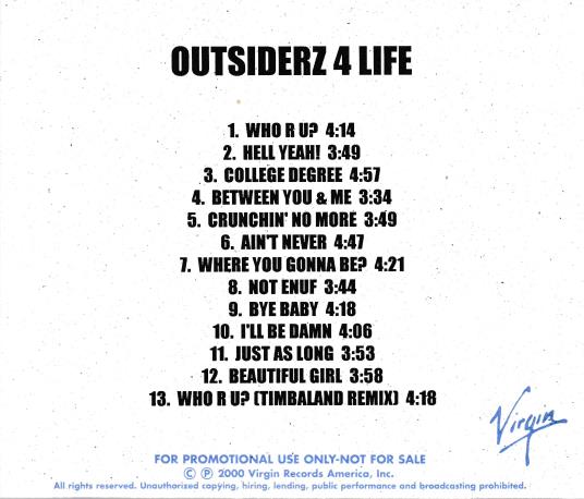 Outsiderz 4 Life: Outsiderz 4 Life Promo