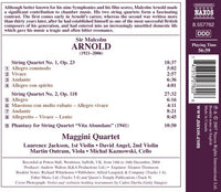 Arnold: String Quartets Nos. 1 And 2