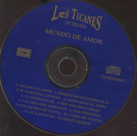 Los Tucanes De Tijuana: Mundo De Amor w/ No Artwork