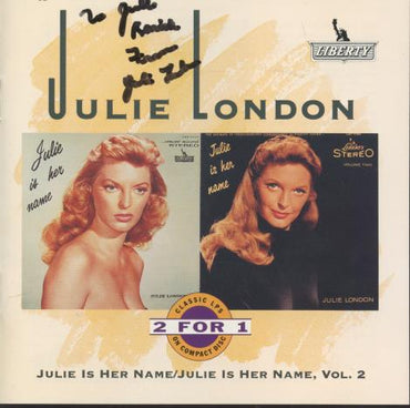 Julie London: Julie Is Her Name / Julie Is Her Name Vol. 2 Signed