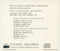 The Classical Quartet: Mozart String Quartet