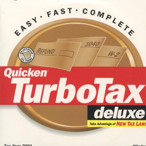 TurboTax 2001 Deluxe