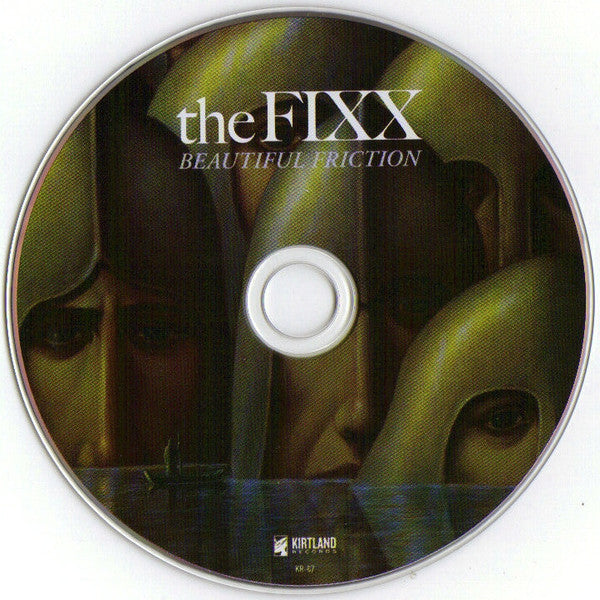 The Fixx: Beautiful Friction Promo w/ Back Artwork