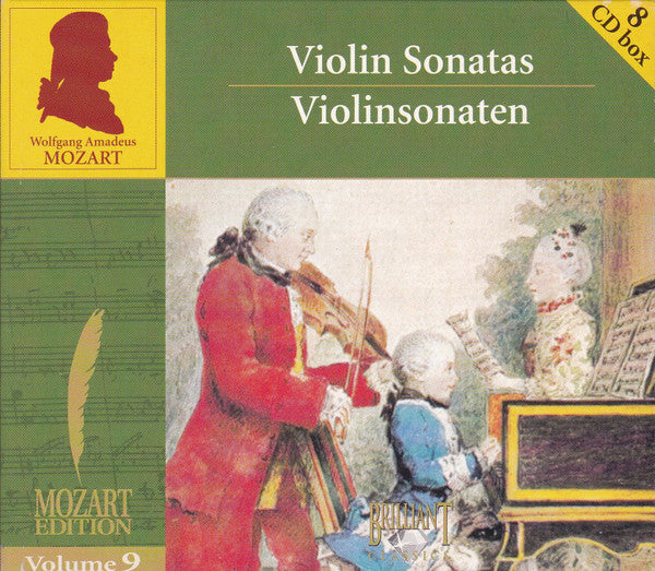 Wolfgang Amadeus Mozart: Violin Sonatas Volume 9 8-Disc Set w/ Taped Box