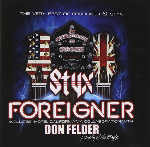 The Soundtrack Of Summer: The Best Of Foreigner & Styx w/ Cracked Case