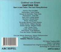 Dantons Tod: Schoffler Patzak Cebotari Weber 2-Disc Set