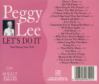 Peggy Lee: Let's Do It