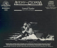 Samuel Barber: Antony And Cleopatra 2-Disc Set