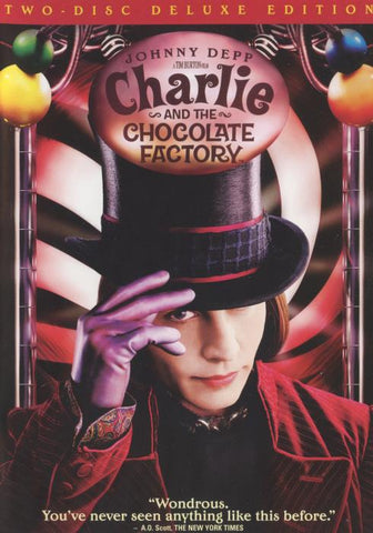 Charlie And The Chocolate Factory Deluxe 2-Disc Set w/ Trading Cards