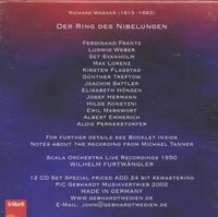 Richard Wagner: Der Ring Des Nibelungen: Scala 1950 2002 12-Disc Set