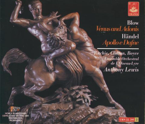 Blow: Venus & Adonis / Handel: Apllo E Dafne 2-Disc Set