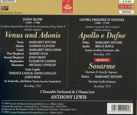 Blow: Venus & Adonis / Handel: Apllo E Dafne 2-Disc Set