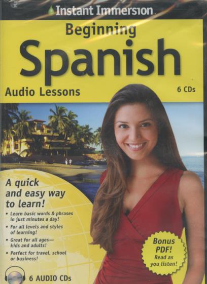 Instant Immersion: Beginning Spanish 6-Disc Set