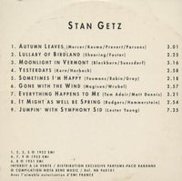 Stan Getz: Unforgettable Moments With Promo