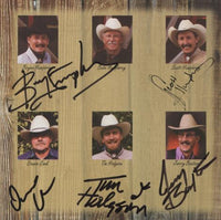 The Bar J Wranglers: Leanin' On The Old Top Rail Signed