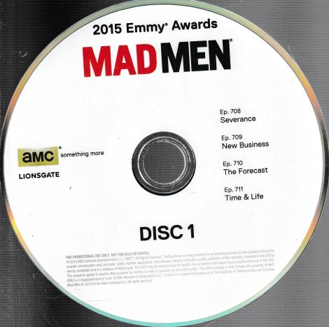 Mad Men: Season 7 FYC 4 Episodes w/ No Artwork