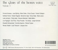 The Glory Of The Human Voice Volume 1 2-Disc Set