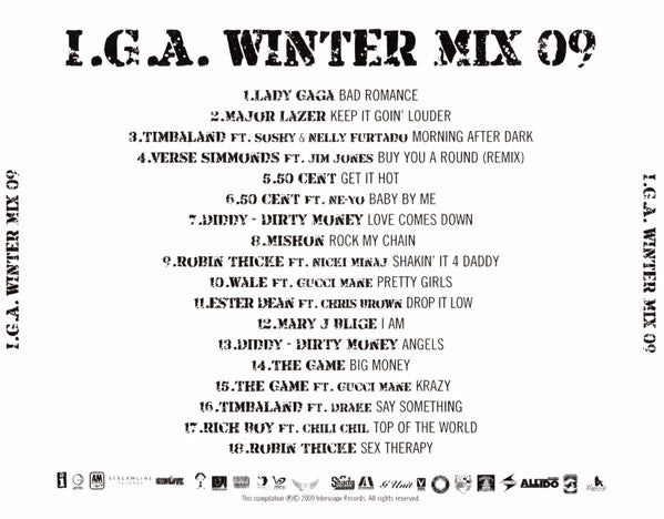 I.G.A. Winter Mix 09 Promo